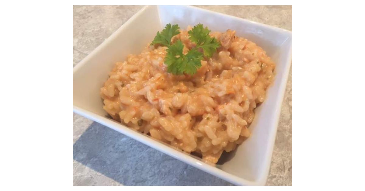 Chicken & Basil risotto with tomato & spanish onion by sarah3boys. A