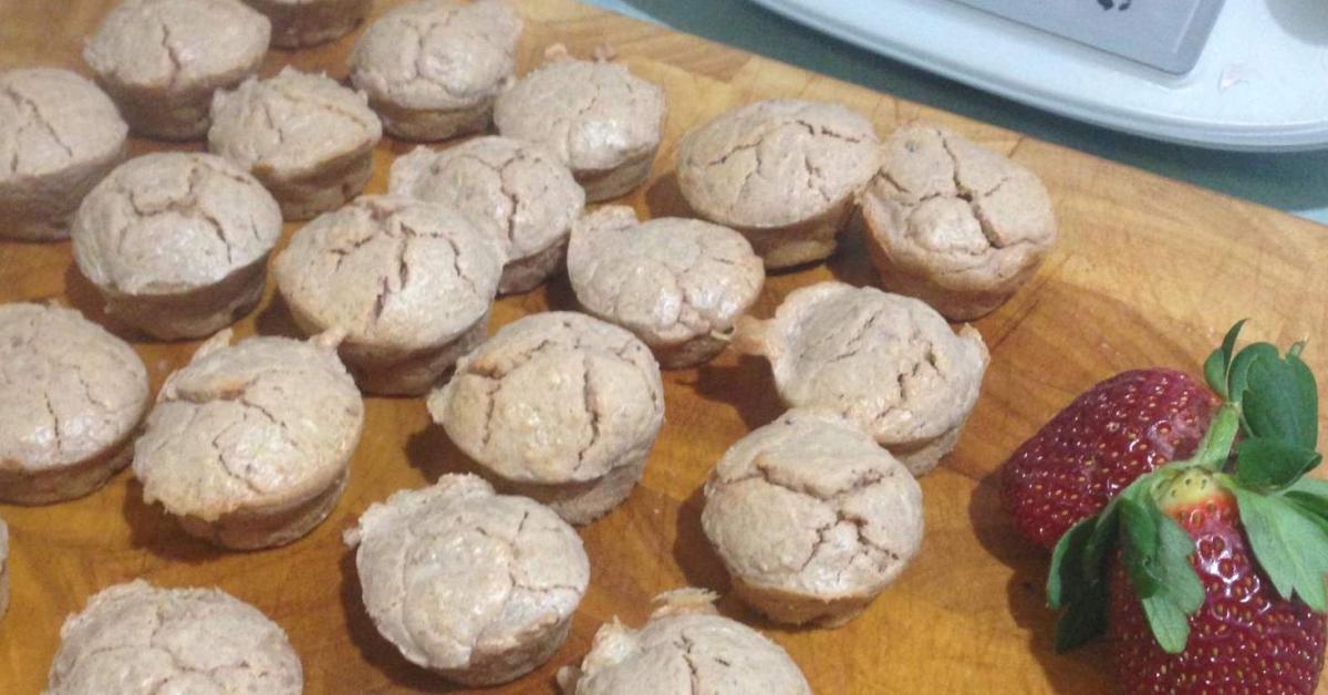 Sugar Free Strawberry Yogurt Muffins for Babies by DJTwiggy. A Thermomix ® recipe in the