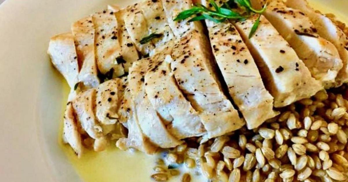 Pan Seared Chicken Breast with Lemon and Taragon Cream by thermojo06. A