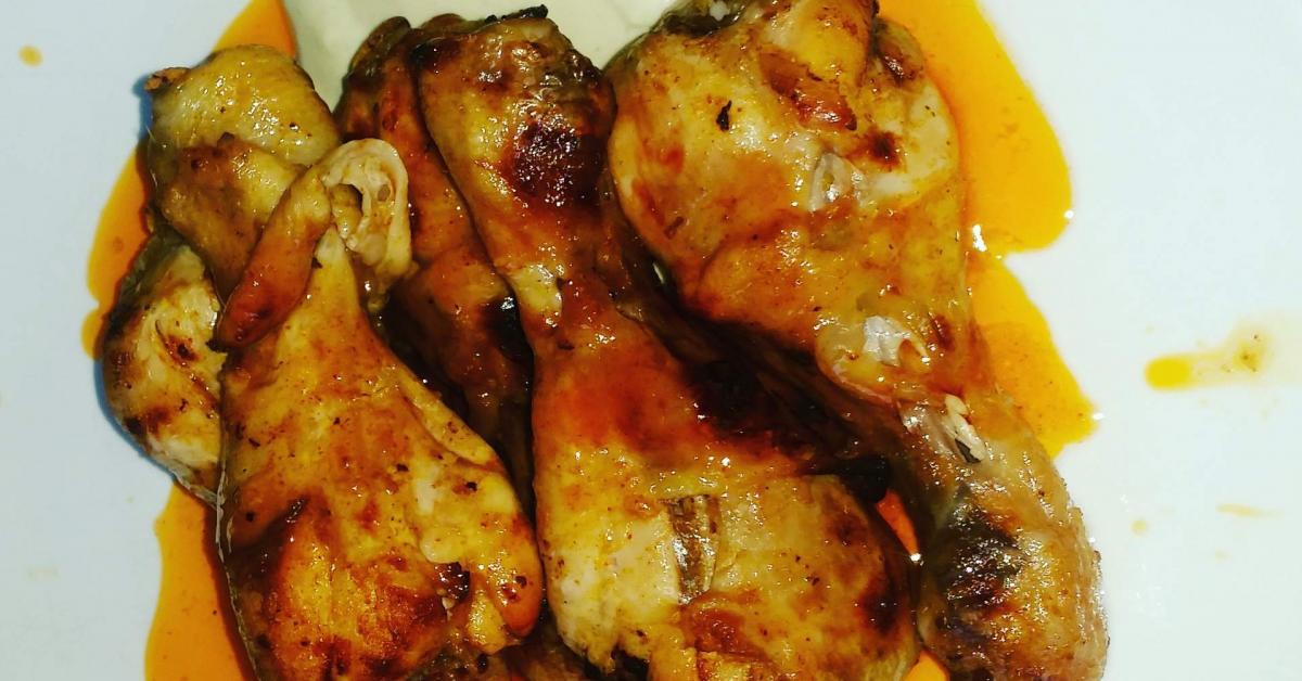 Yummy Buffalo Chicken Drumsticks by wilkiebarkid. A Thermomix ® recipe
