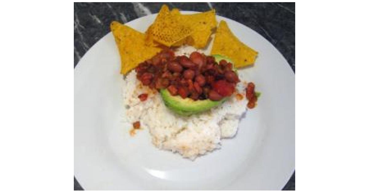 Vegetarian Chilli in Avocado by Thermonator. A Thermomix ® recipe in