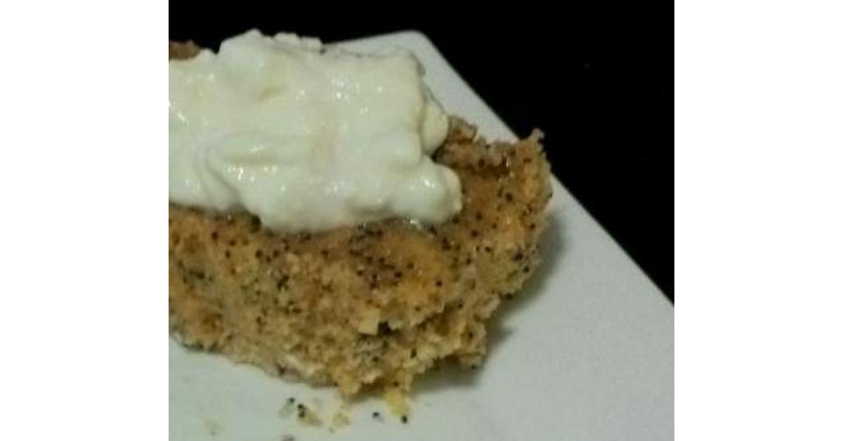 lemon poppy seed polenta cake (using stevia) by MsC. A Thermomix