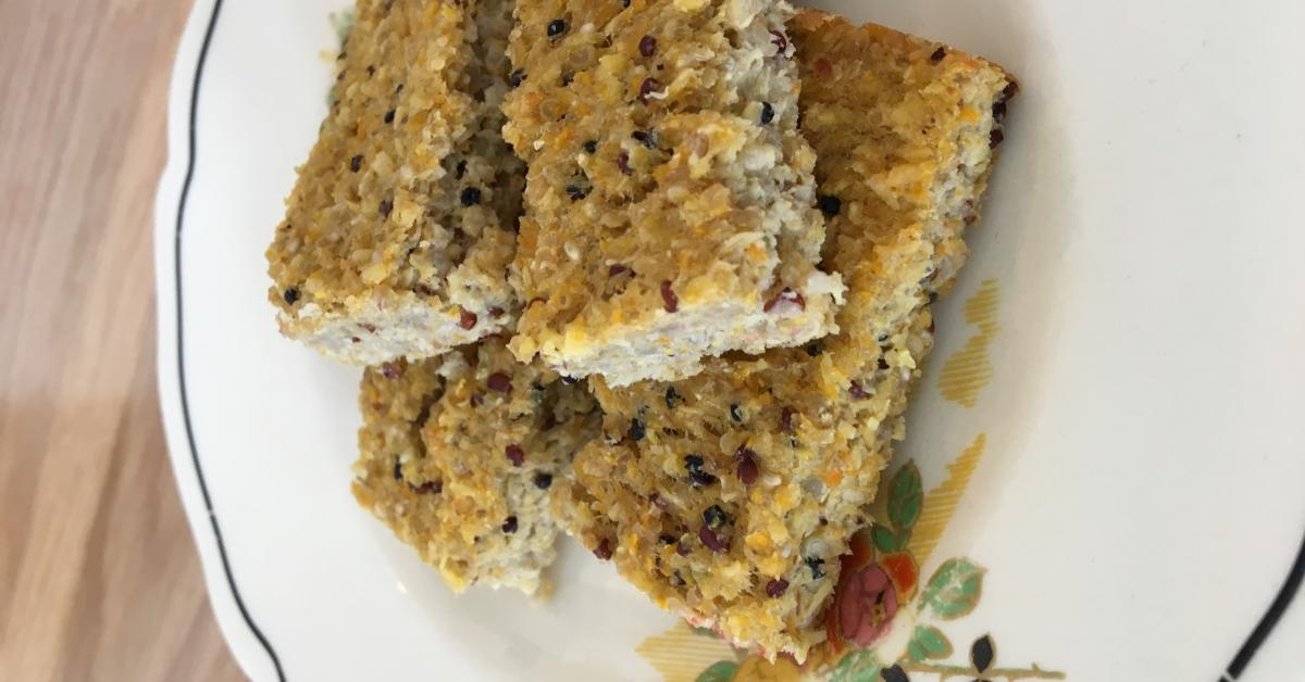 Quinoa breakfast slice by contraryro. A Thermomix ® recipe in the category Baking sweet on www