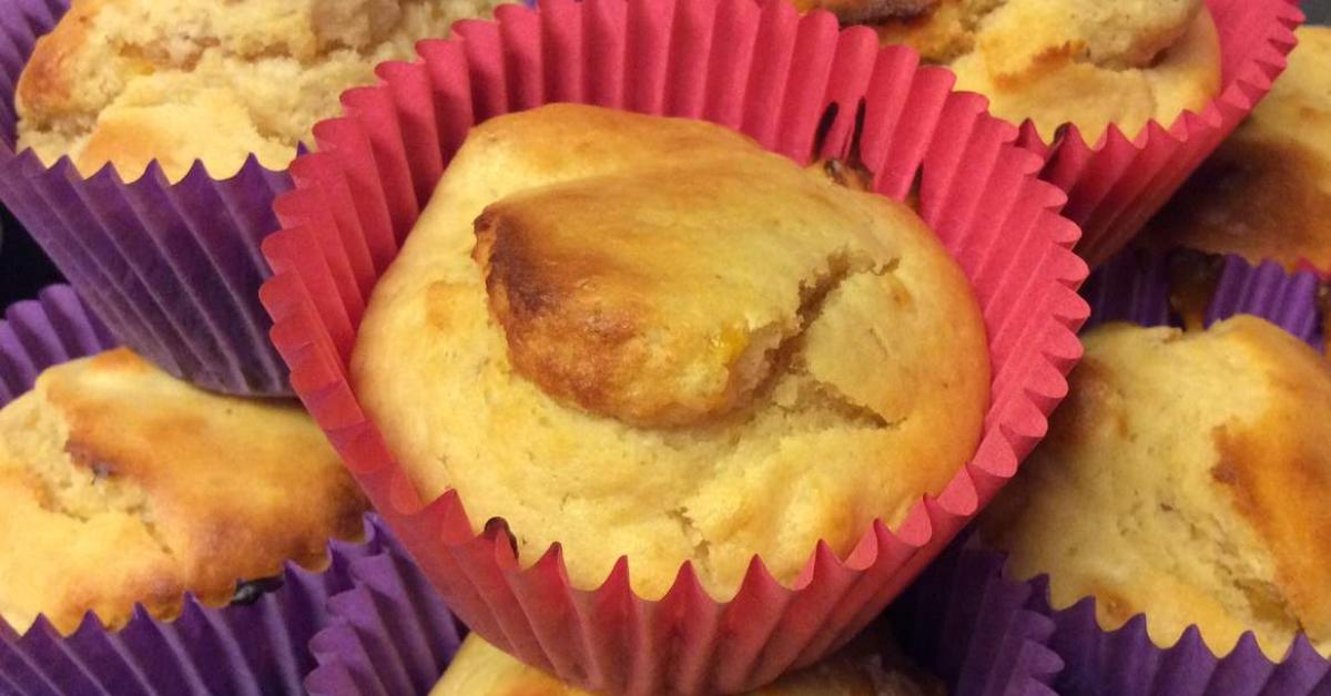 Healthy Apricot Buttermilk Muffins by The Daily Mixer. A Thermomix