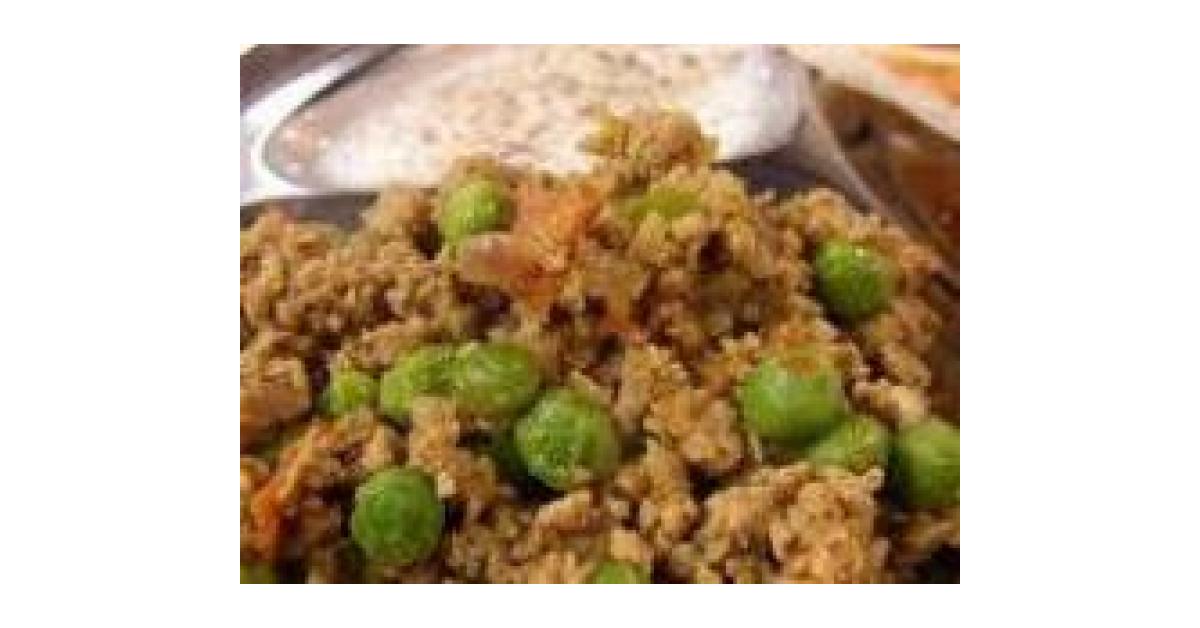 Spicy Minced Lamb Keema Matar by Rebecca Hill. A Thermomix ® recipe
