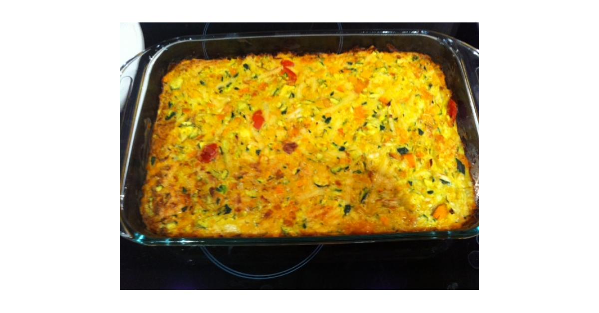 Salmon, Zucchini and Dill Slice by Aja MackenzieBurdon. A Thermomix