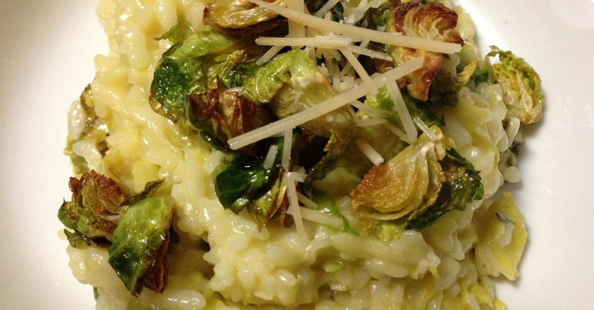 Brussel Sprout Risotto by seasonal thermomixing. A Thermomix ® recipe