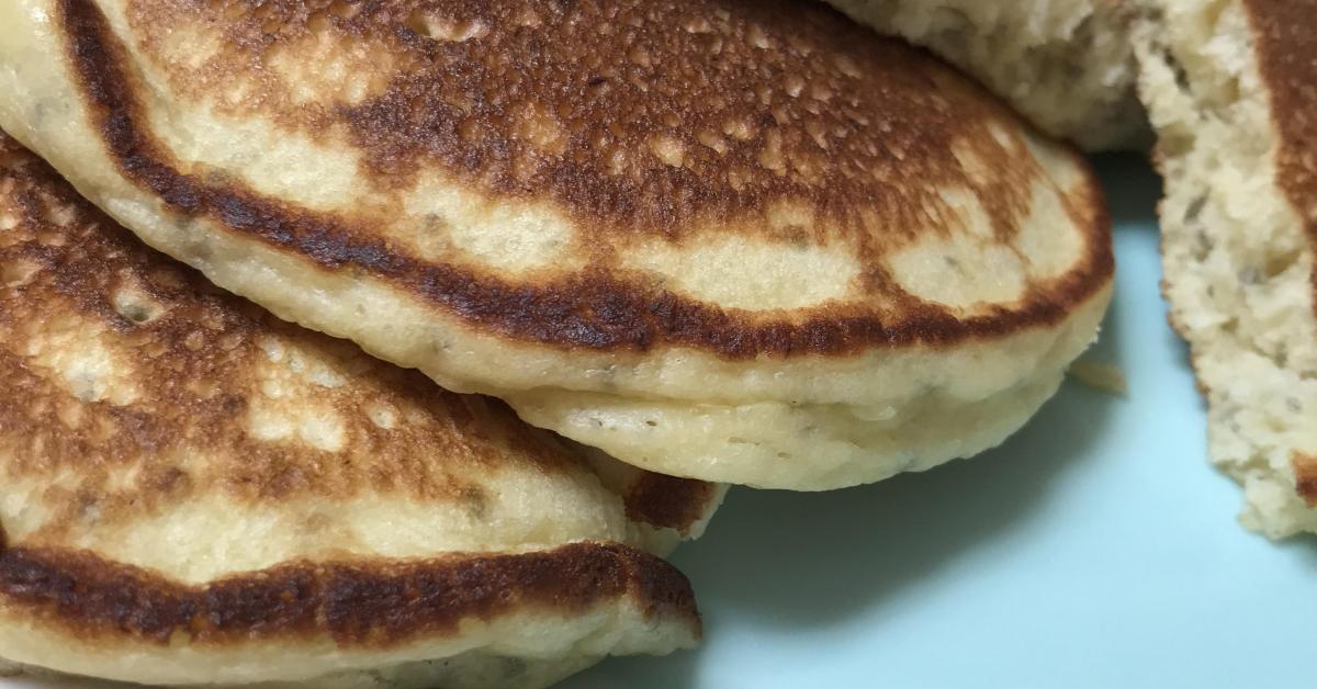 Chia Banana Yoghurt Pancakes by Dutch. A Thermomix ® recipe in the