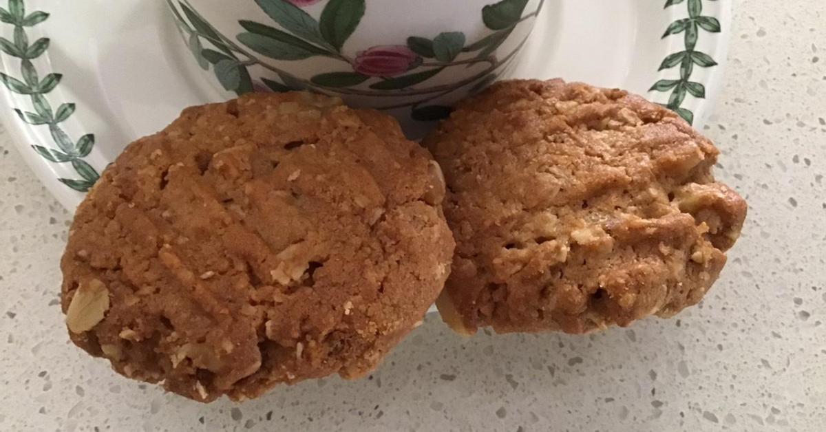 Peanut butter walnut oat biscuits by BenTM. A Thermomix ® recipe in the