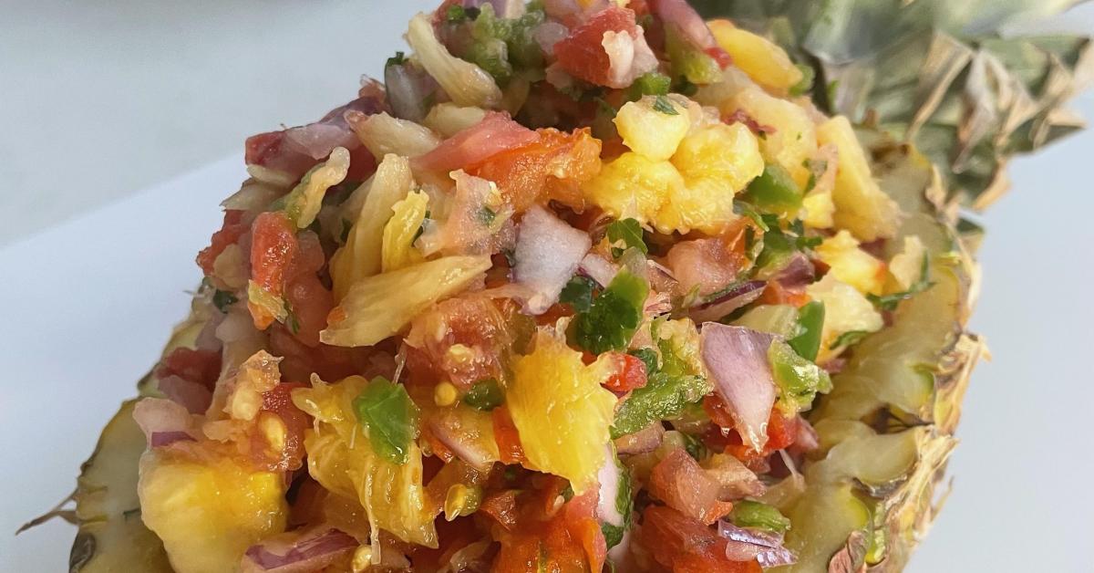 Fresh Pineapple Salsa by ThermoVirtuoso. A Thermomix ® recipe in the