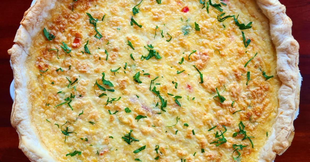 Bacon, Cheese & Veggie Quiche by __amybrown__. A Thermomix ® recipe in
