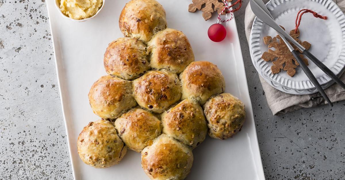 Celebration saffron and sage bread with ginger butter by Thermomix in Australia. A Thermomix