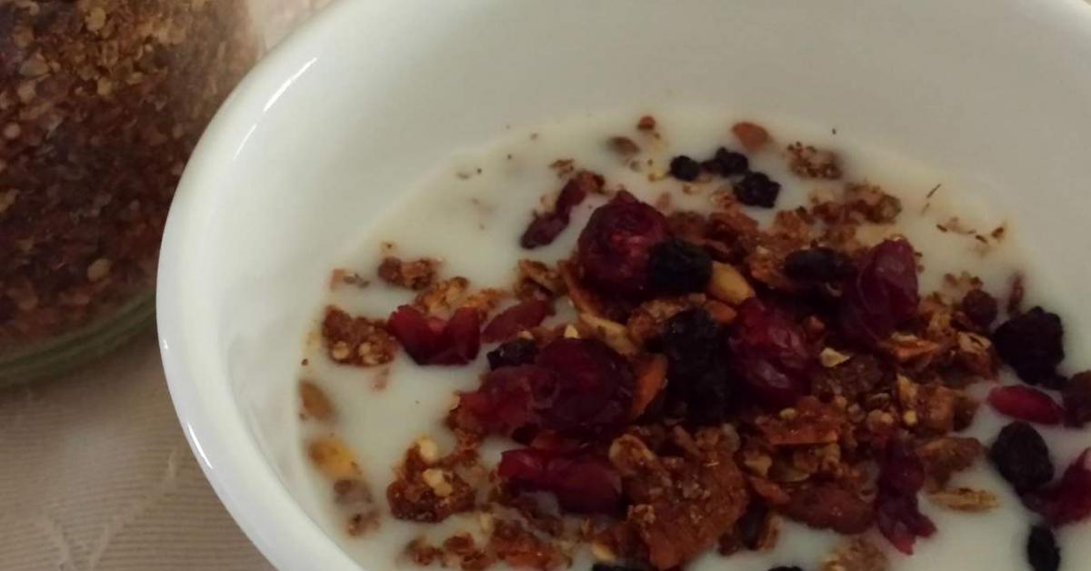 Quinoa Flake Granola by The Power of Real Food. A Thermomix ® recipe in