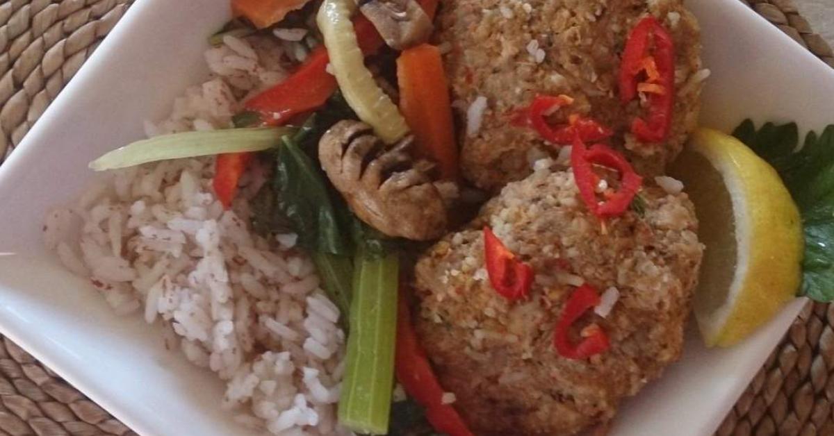 Asian Fish Cake Meal by Lynne Butler. A Thermomix ® recipe in the