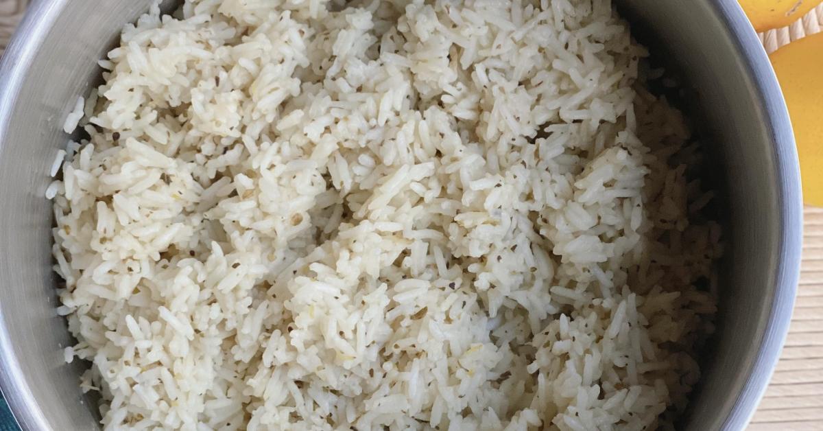 Vi's lemon & herb rice TM6 'rice cooking' mode by Vidonoghue. A