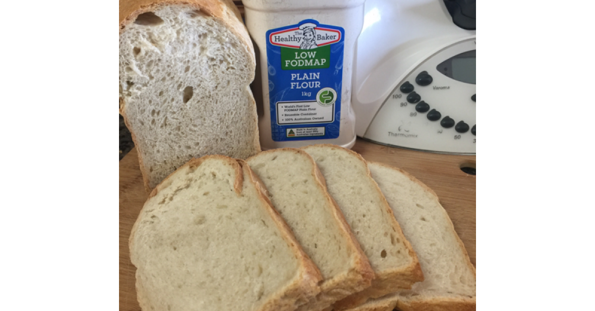 Low FODMAP Easy Everyday White Bread by Tanya Brennan Consultant. A