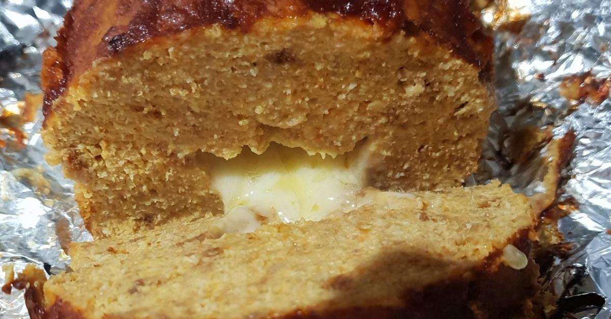 BBQ Chicken & Sweet Potato Meatloaf with Cheesy Centre by nutrish_ez. A