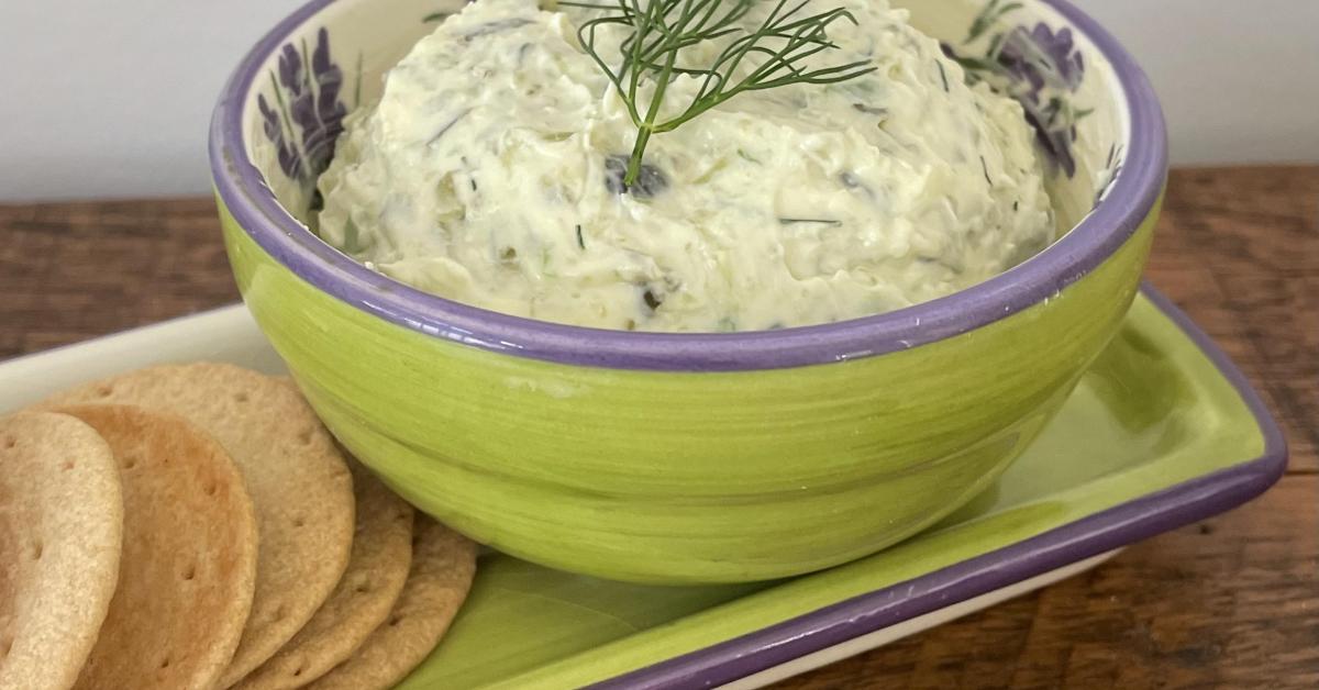 Gherkin and Dill Dip by Sharon SharlandThermoVirtuoso. A Thermomix
