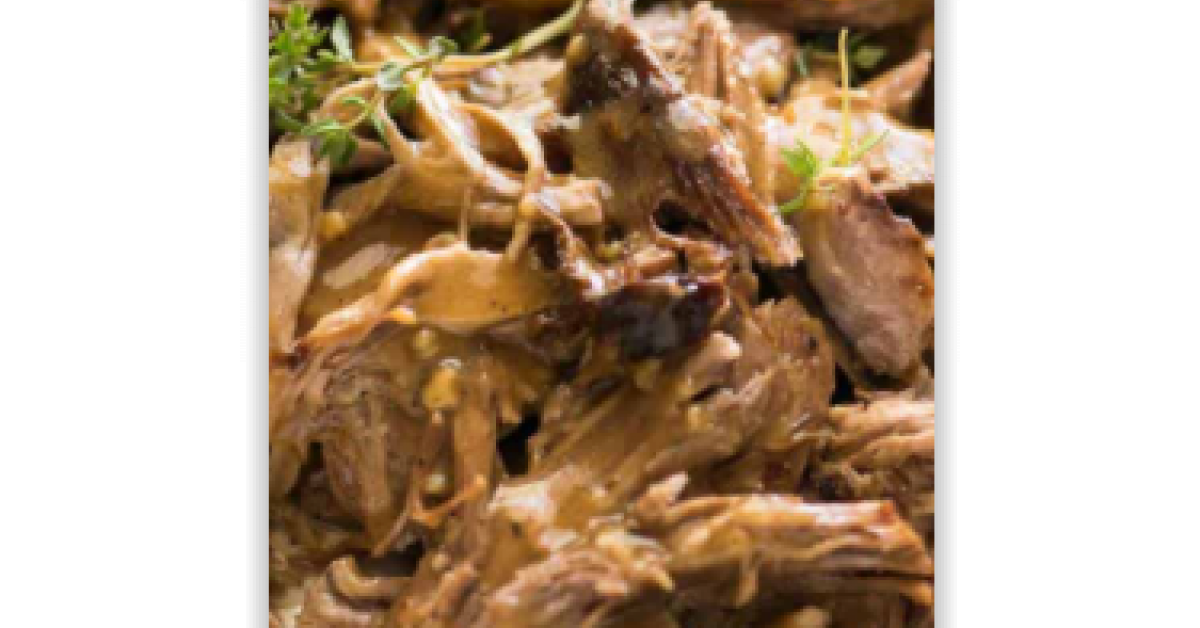 GF Slow cooker Roast Lamb Leg and Gravy by Butterflies. A Thermomix