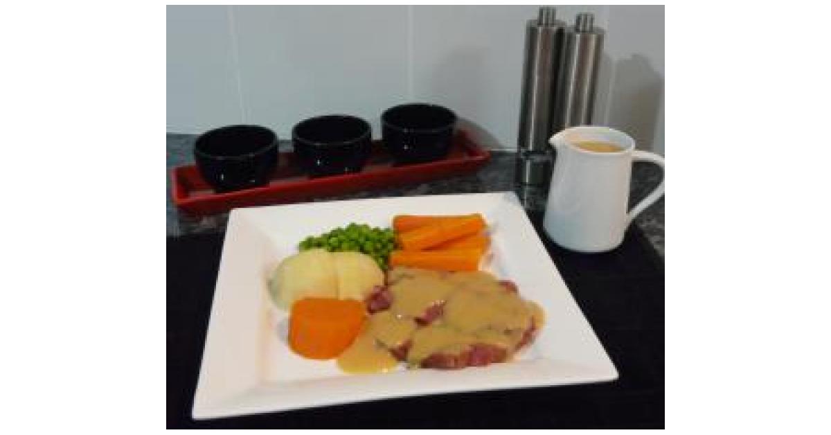 Traditional Mustard Sauce for Corned Beef by Sandra Campbell. A