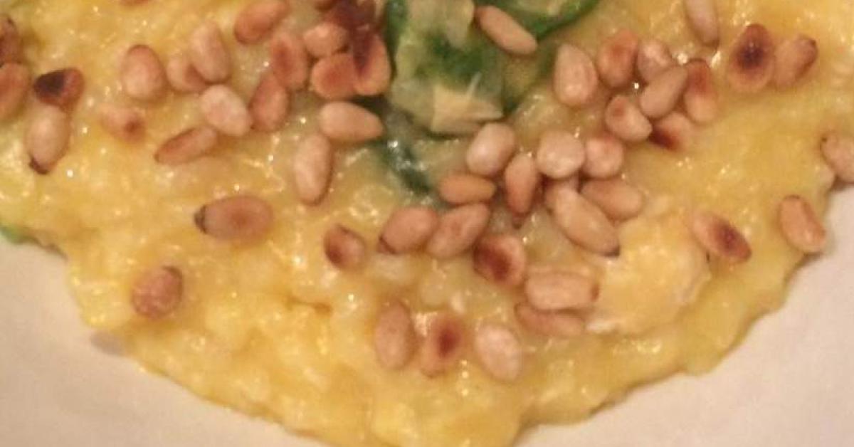 Chicken & Pumpkin Risotto with Baby Spinach & Pine Nuts by bding. A Thermomix ® recipe in the