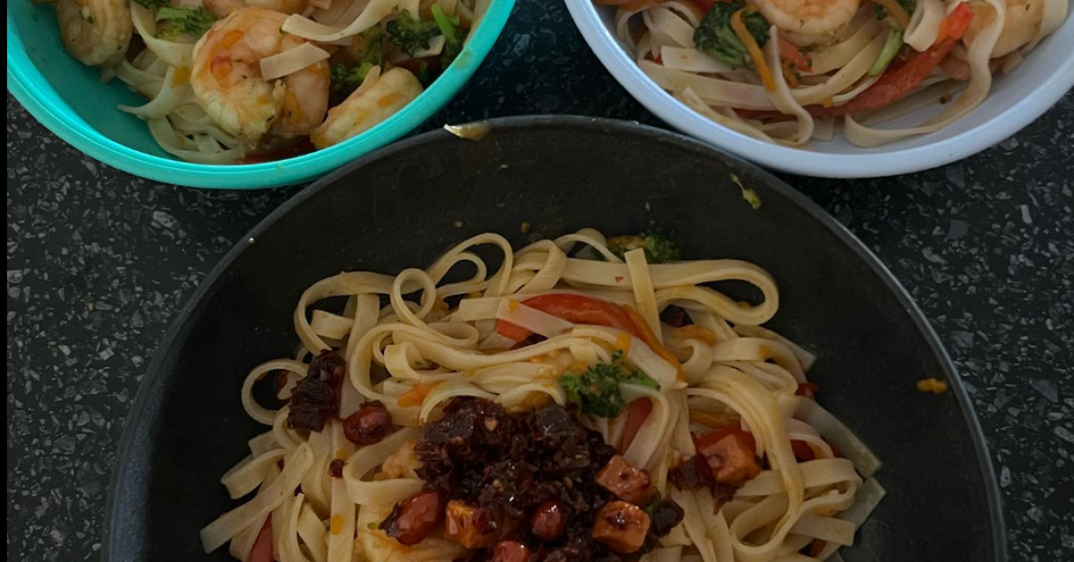 Prawn Rice Noodle Stirfry LOW FODMAP by that_thermomixing_life. A