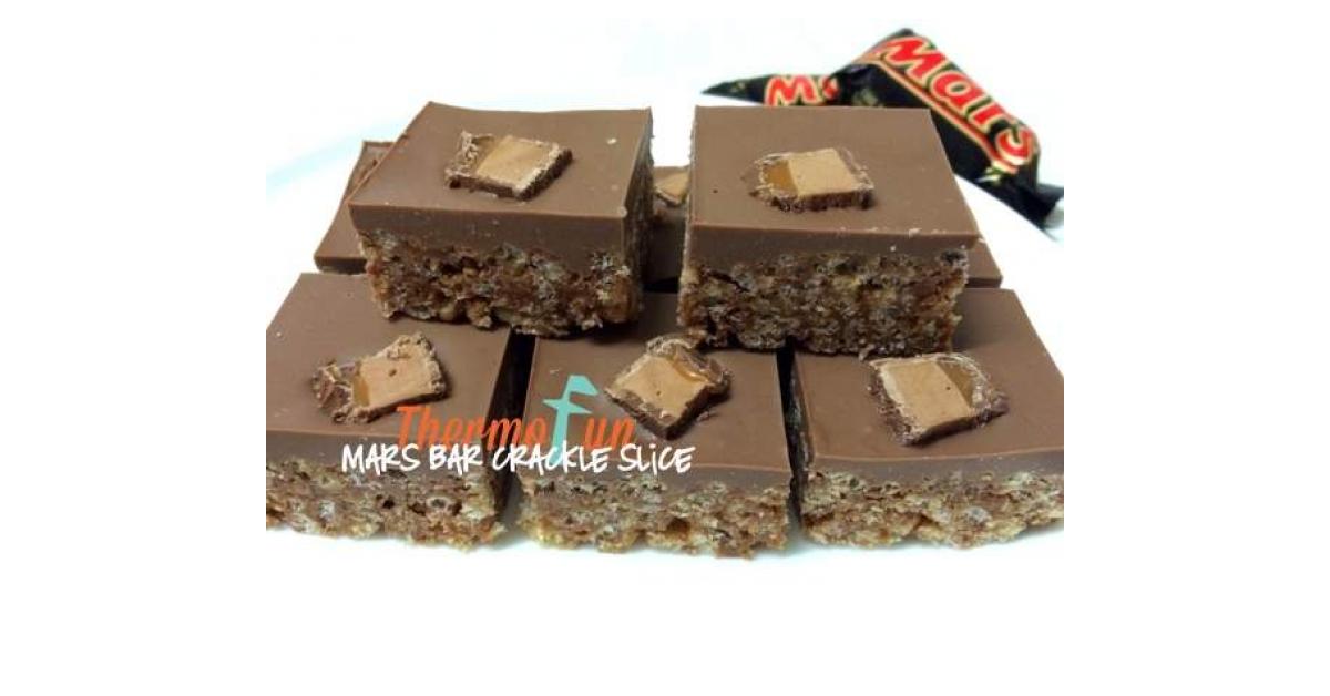 Mars Bar Crackle Slice by leonie. A Thermomix ® recipe in the category