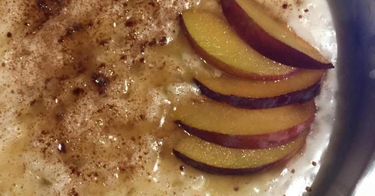 Coconut Cream Rice Pudding with Salted Caramel Swirl by Chantal Meehan. A Thermomix ® recipe in