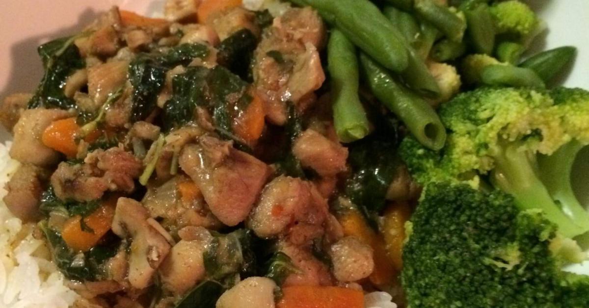 Thai Stirfry Chicken, Chilli and Basil by jennar. A Thermomix ® recipe in the category Main
