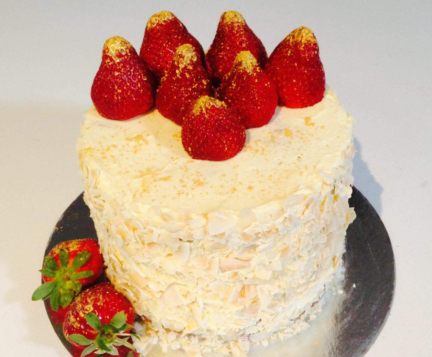 Strawberry cake by sonia grandile. A Thermomix <sup>®</sup