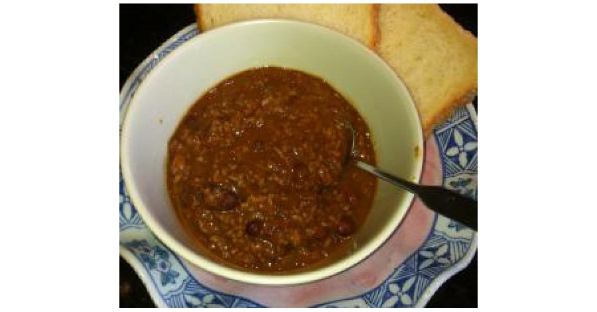 Chilli Con Carne with chocolate by Natalie Ligovich. A Thermomix