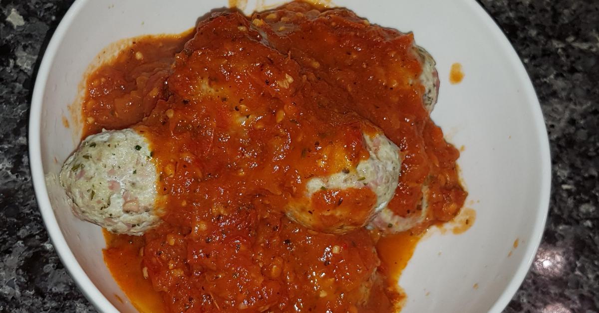 Ham and Chicken Meatballs by A Thermomix ® recipe in the category Main dishes