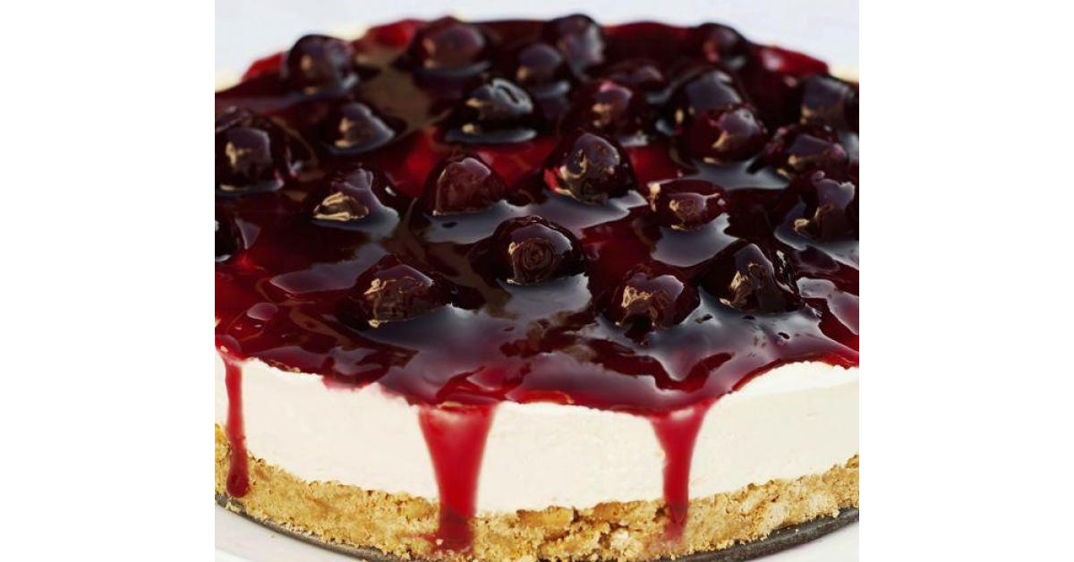 Cherry yoghurt cheesecake by monicaih. A Thermomix ® recipe in the