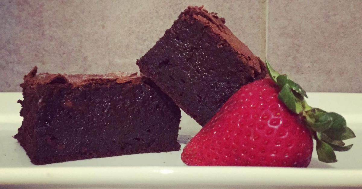 Low FODMAP Chocolate Brownies (nut free, gluten free) by hails_0. A