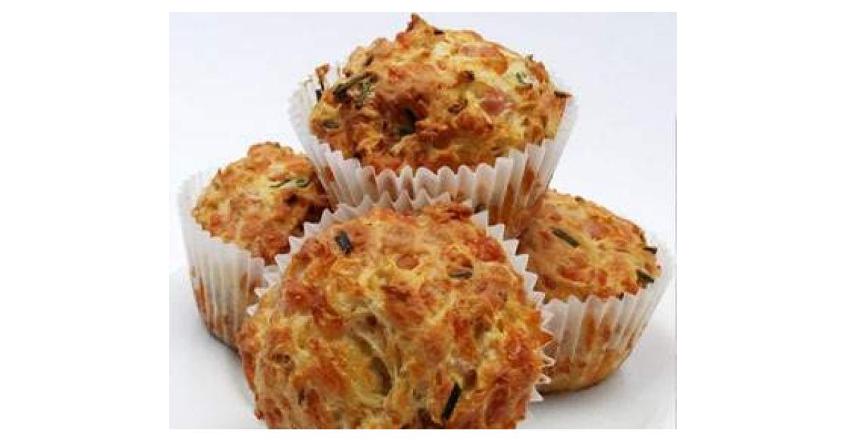 Cheesy Ham, Corn and Zucchini Muffins by bel2201. A Thermomix ® recipe