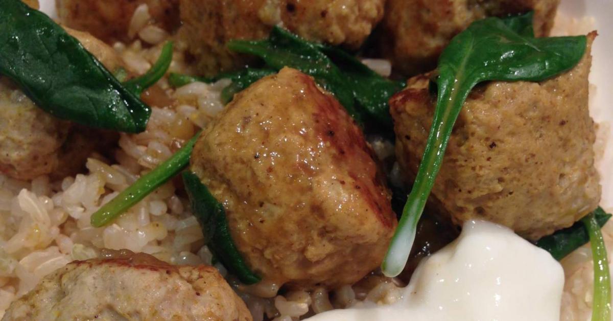 Chicken Korma Meatballs by meganzig. A Thermomix ® recipe in the
