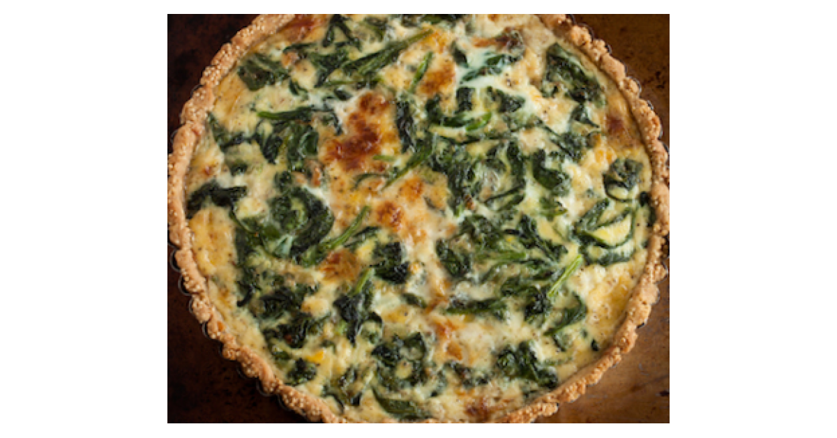 Spinach & Gruyère Quiche by Robyn Wellfare. A Thermomix ® recipe in the