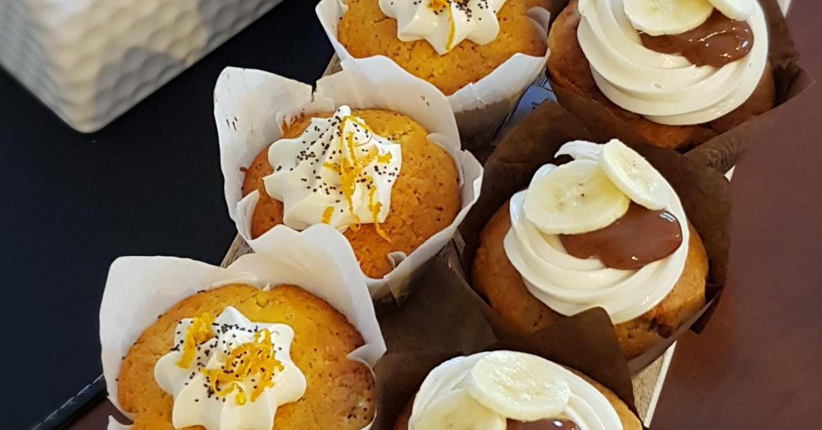 Banana Muffin Cafe Style by ThermoNiks. A Thermomix ® recipe in the category Baking sweet on