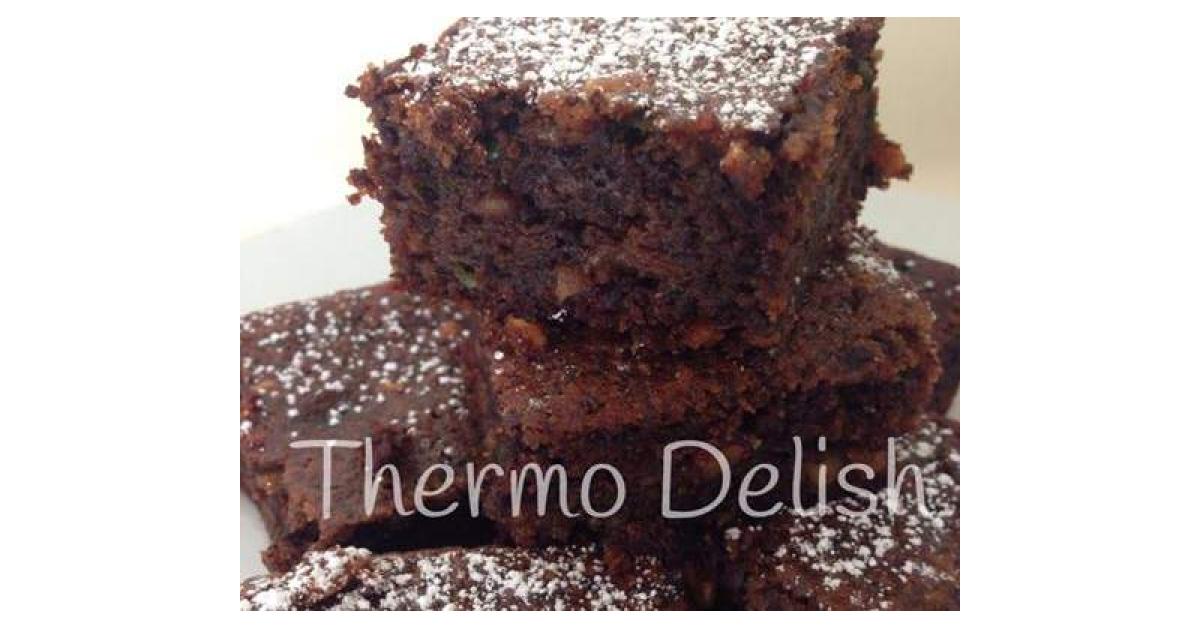 Peanut Butter, Zucchini & Chocolate Brownies by Elisha Squire. A