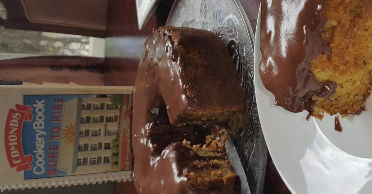 Banoffie Cake (using banana cake from edmonds cookbook) by my gem. A