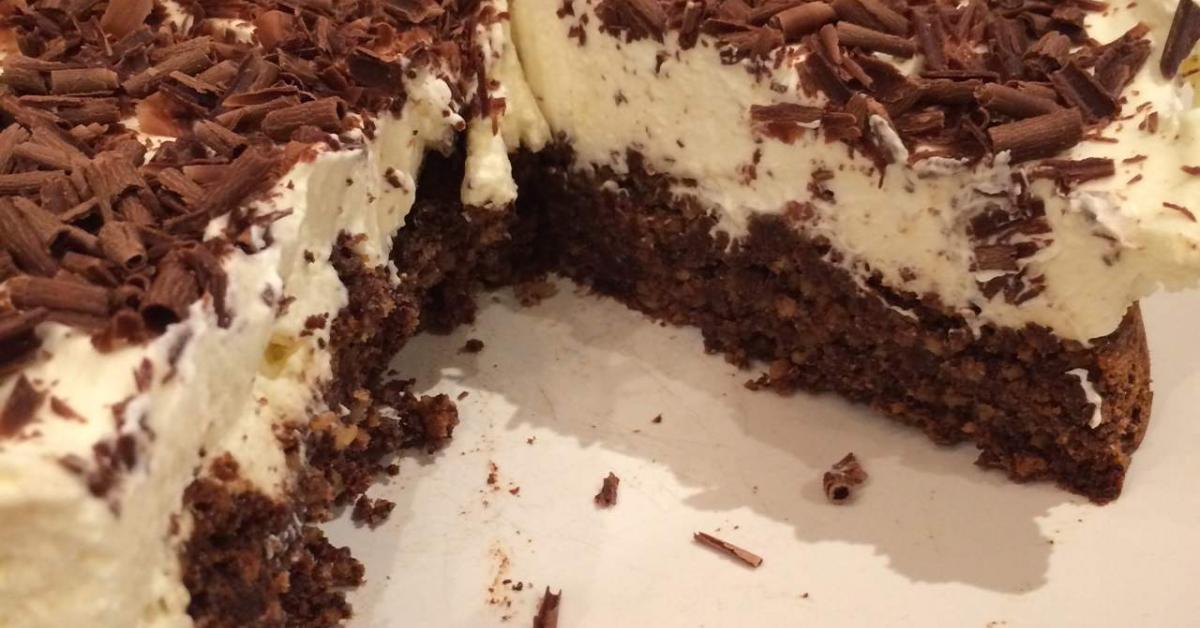 Almond, chocolate and Date Torte by Hanna Millicer. A Thermomix