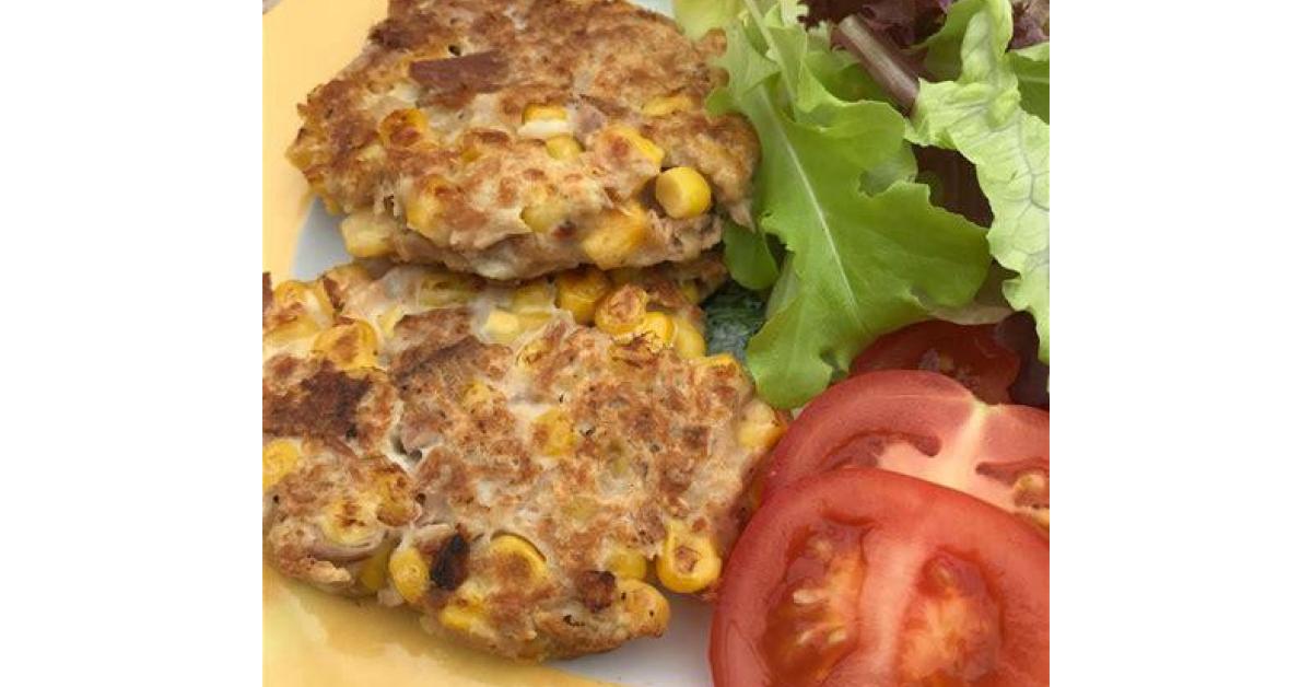Tuna & Sweetcorn Fritters by natlmc. A Thermomix ® recipe in the
