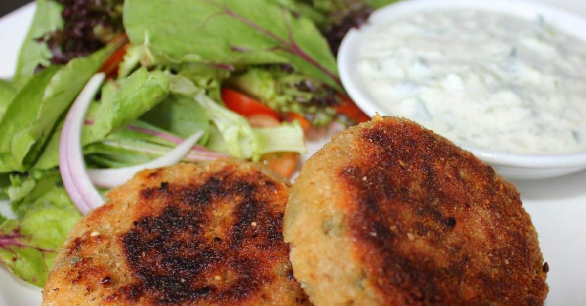 Salmon and rice patties by A Thermomix ® recipe in the