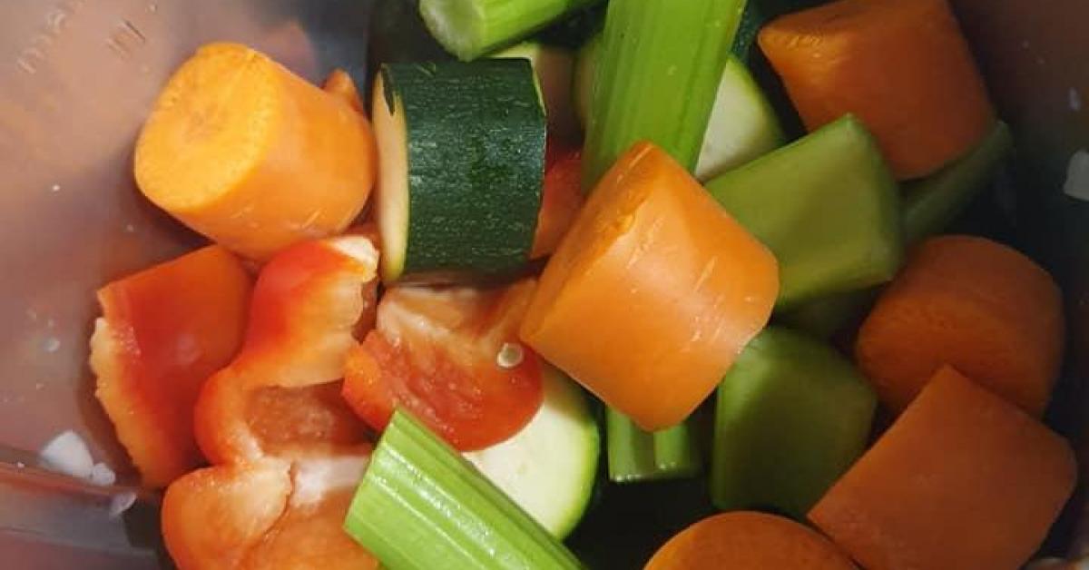 Veg loaded Spaghetti Bolognese by Thermi with Jess. A Thermomix