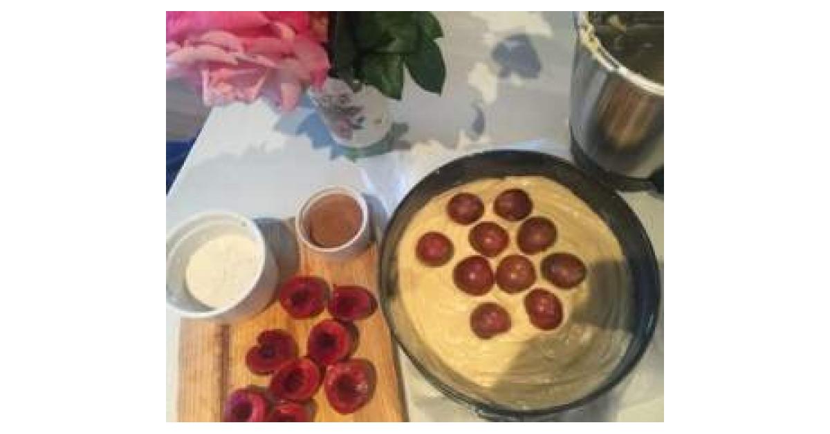 Plum Torte by sarahh. A Thermomix ® recipe in the category Baking