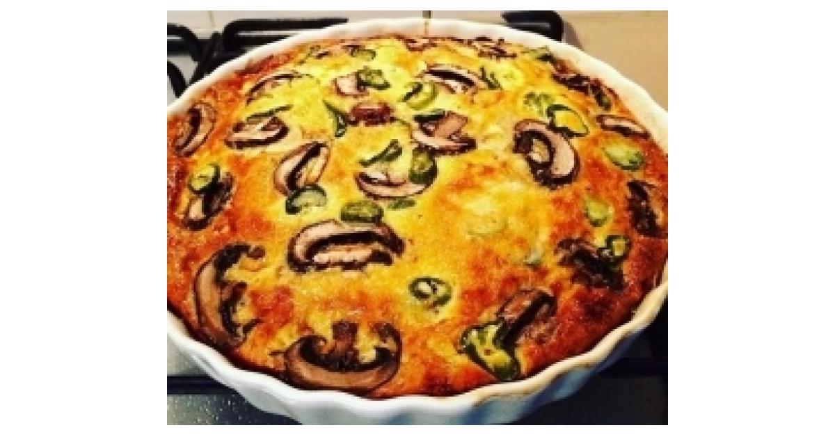 (LCHF) BASIC LOW CARB BACON AND EGG QUICHE by Aussie TM5 Thermomixer. A