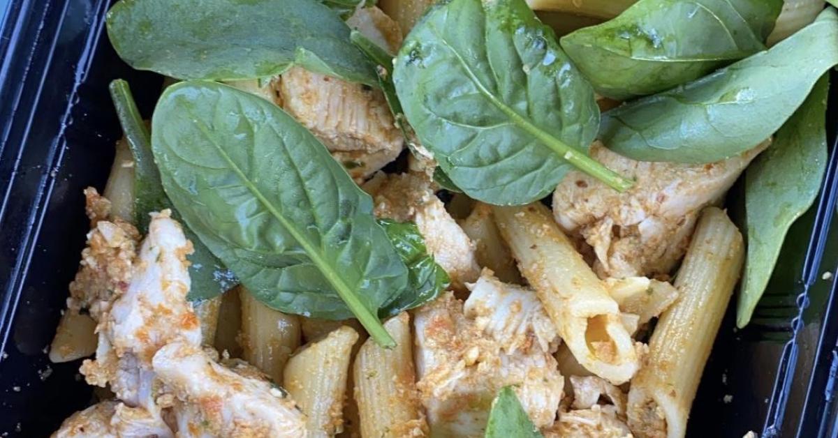 Sundried Tomato and Basil Chicken pasta salad by cookingwithkermie. A