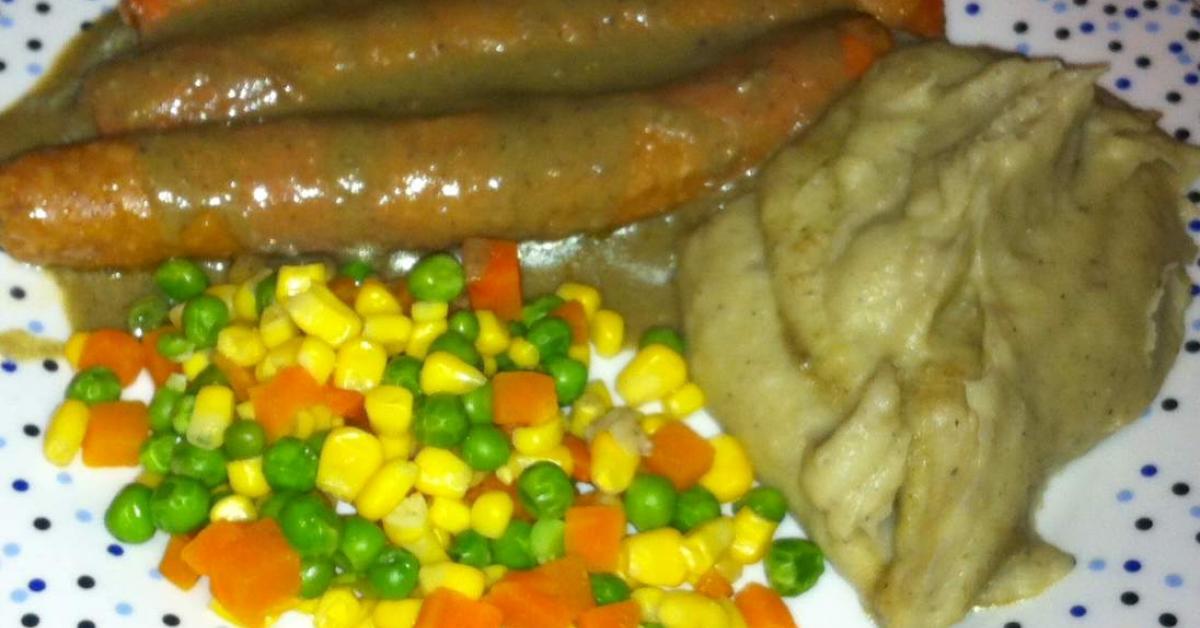 Clone of Bangers and Mash with Mushroom sauce by thermosimsa. A Thermomix ® recipe in the