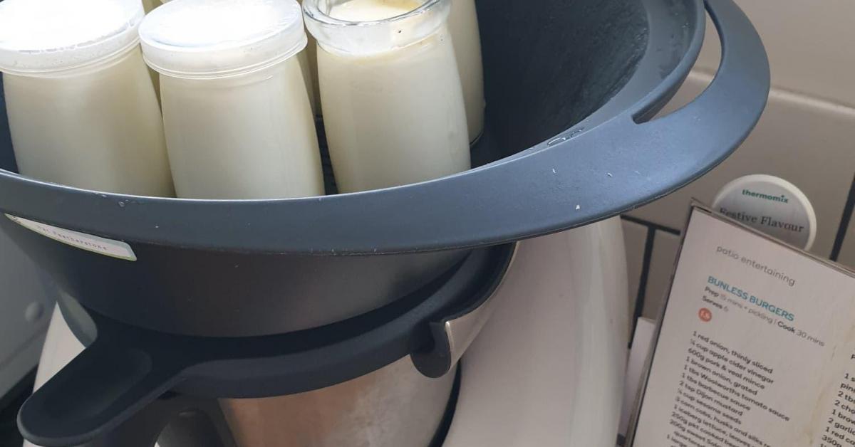 Pot set yoghurt by natfeatherstone. A Thermomix ® recipe in the