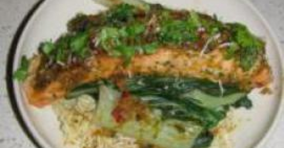 Asian Salmon with Buk Choy and Coconut Rice by Samantha Needle. A Thermomix ® recipe in the